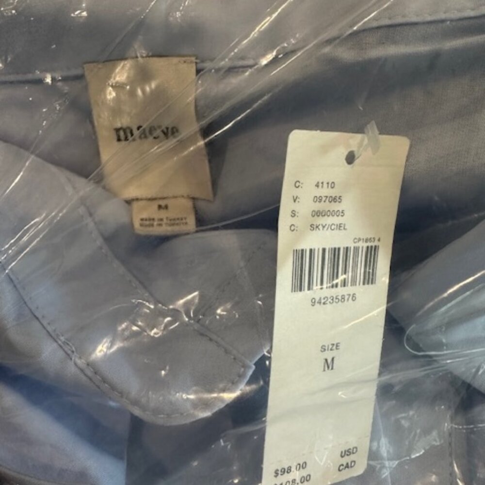 Maeve Asymmetrical Buttondown Shirt